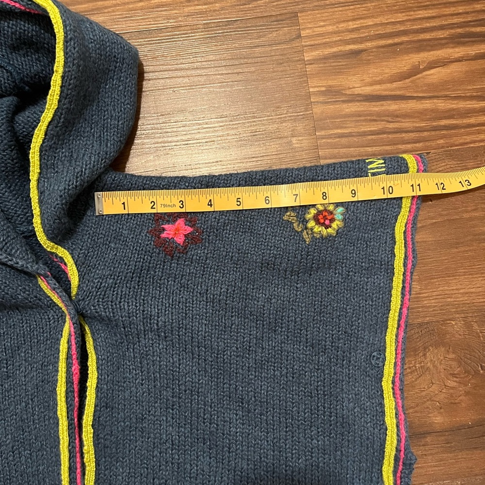 Catimini Girls Hooded Scarf Wrap Age 5 - Picture 5 of 12